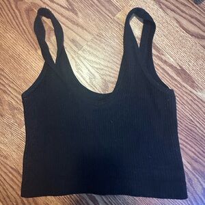 Black Sleeveless Women's Top
